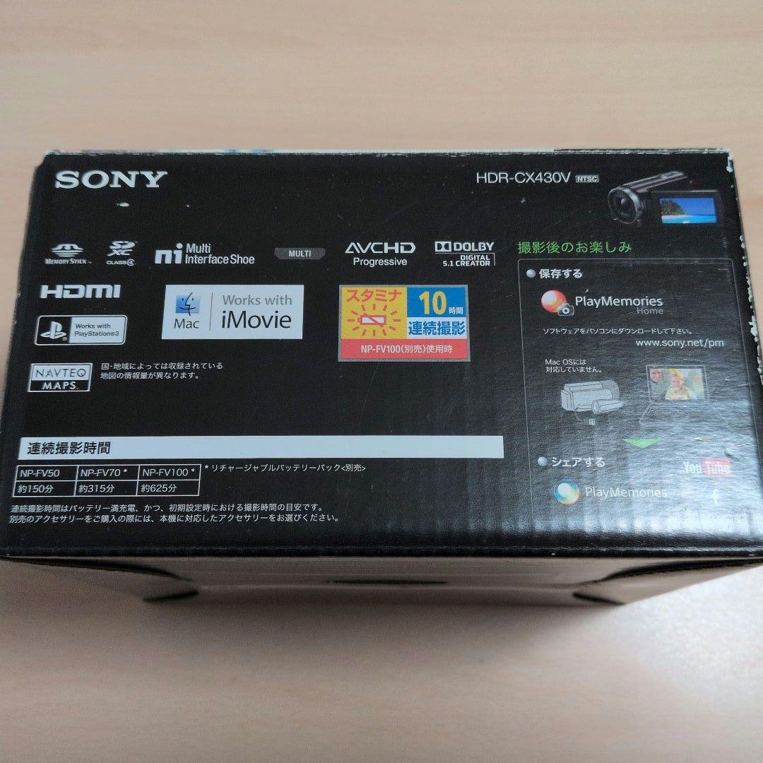 SONY HDR-CX430V ビデオカメラ 本体