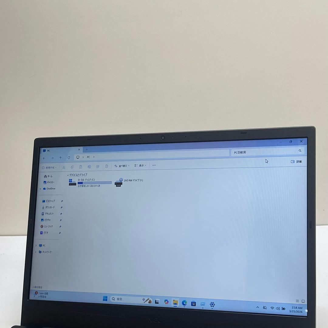 Windowsノート本体 NEC LAVIE DIRECT AMD Athlon Silver 8GB