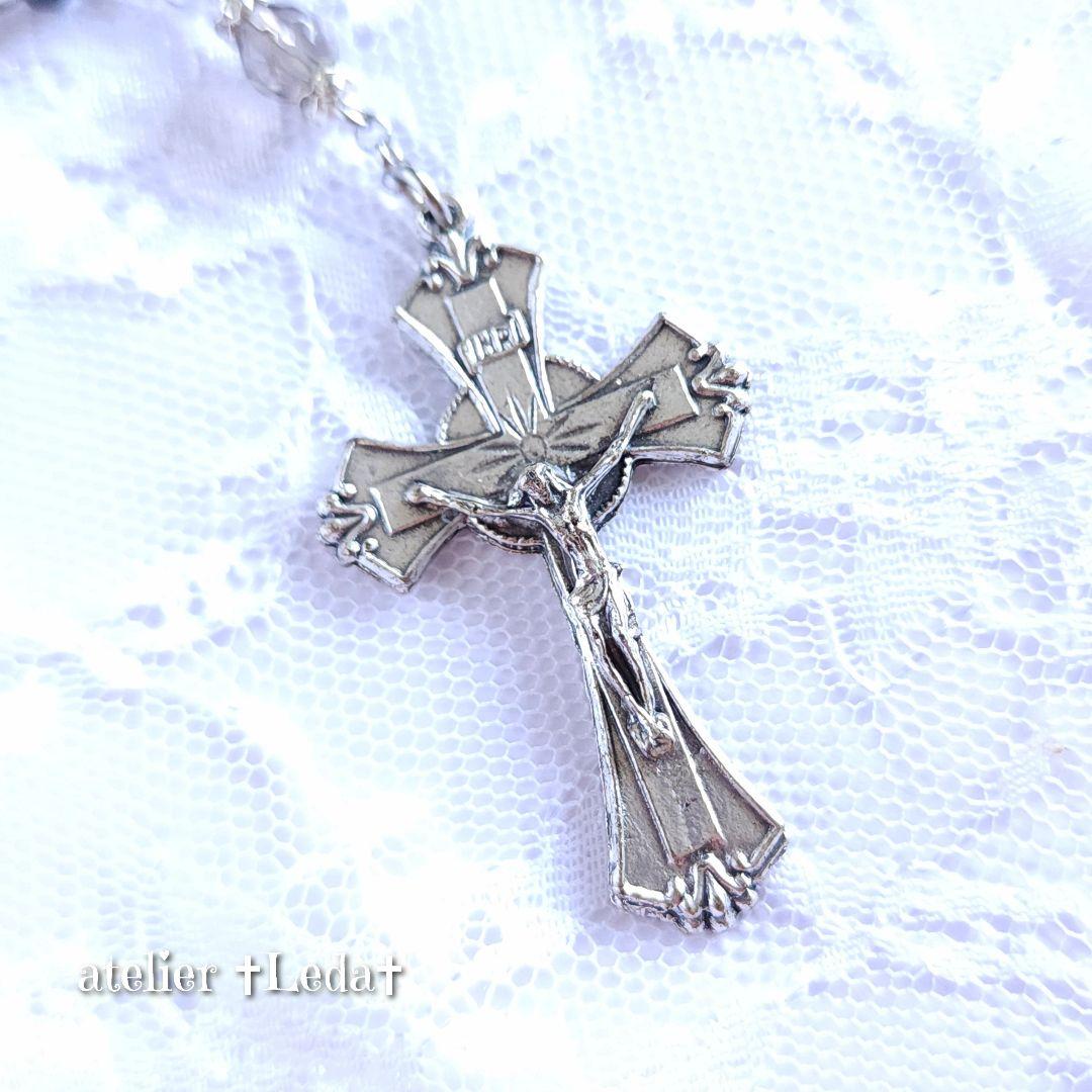 ☆ブラックスピネル＆スモーキークォーツ ロザリオ☆ ~Black Spinel~