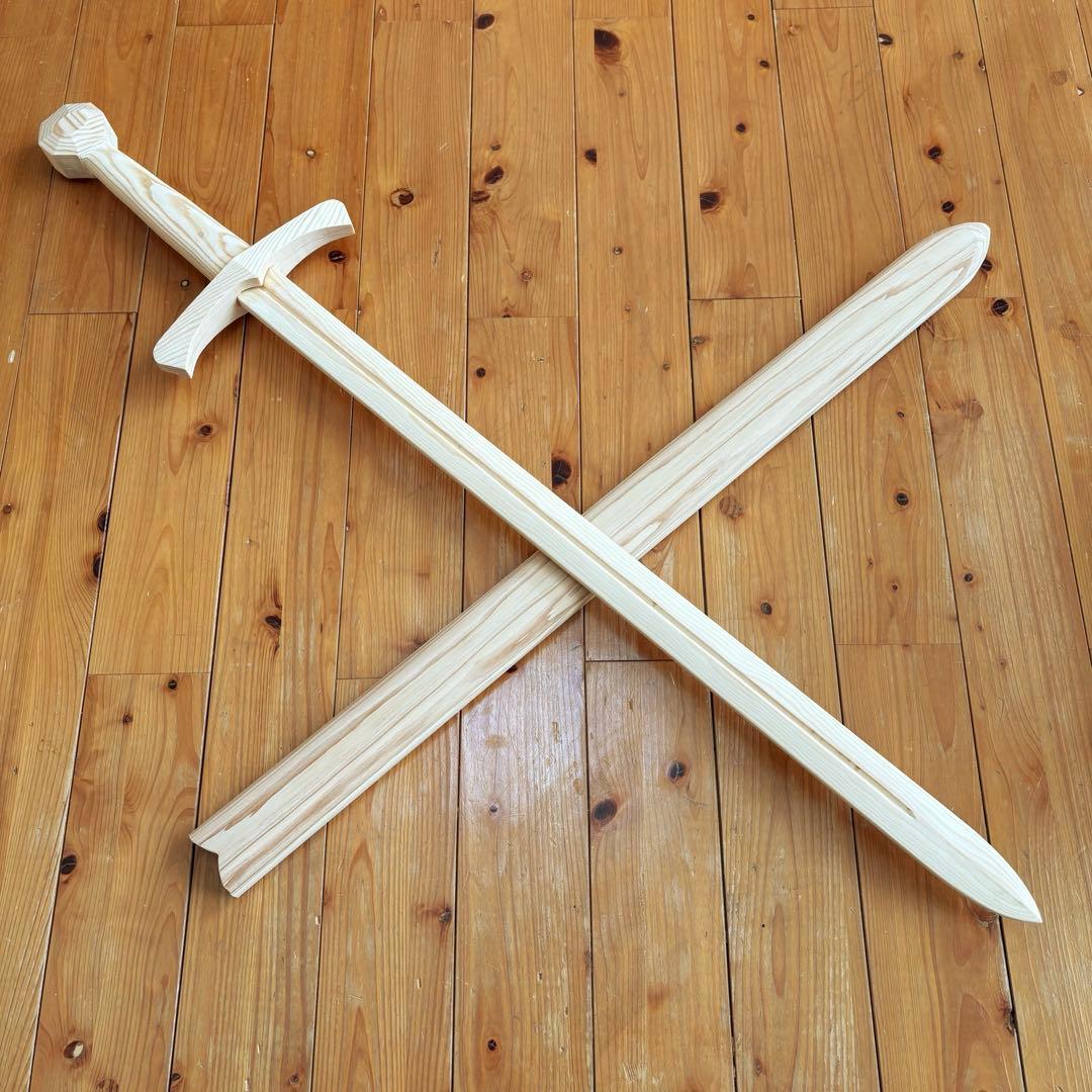 西洋木剣　　(木剣　剣　木刀　wood sword )