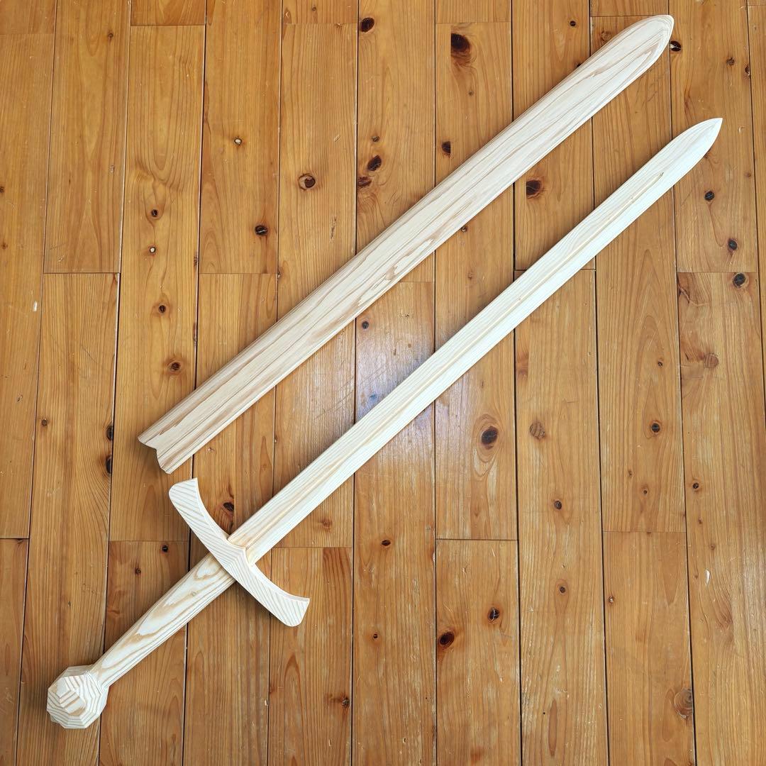 西洋木剣　　(木剣　剣　木刀　wood sword )