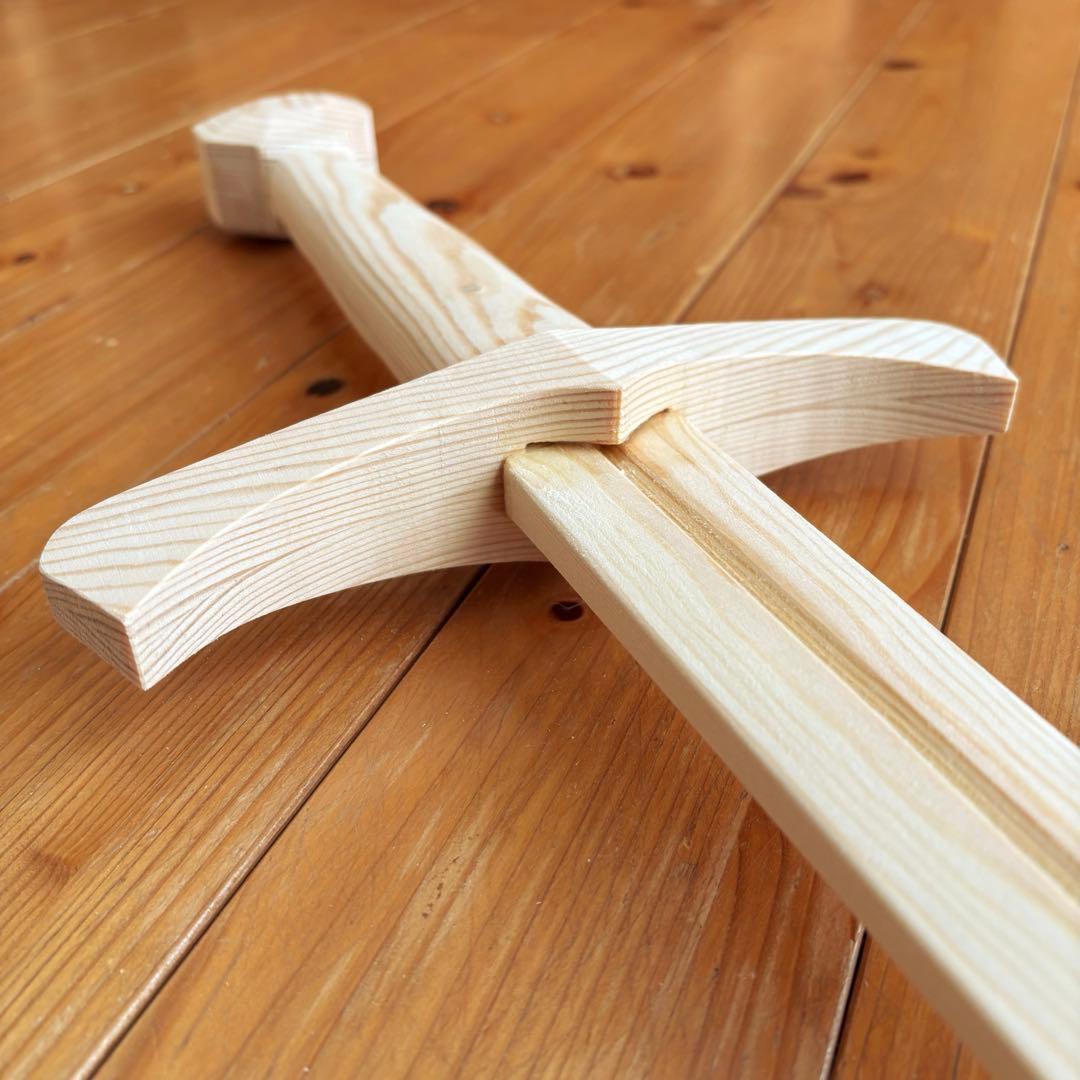 西洋木剣　　(木剣　剣　木刀　wood sword )