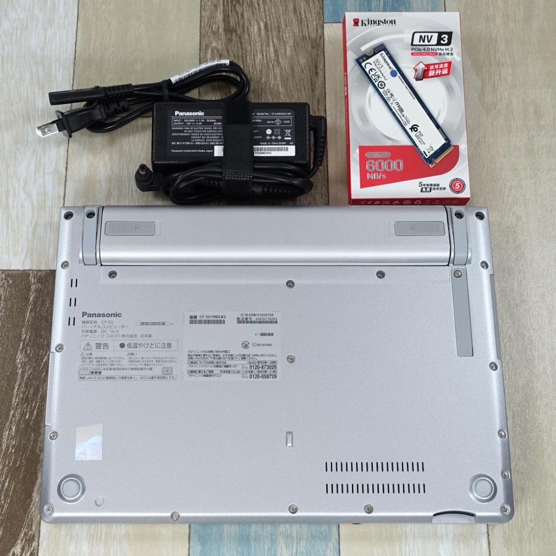 超高速大容量新品ＳＳＤ１ＴＢ搭載✨極美品✨累積使用１７８０時間✨ノートパソコン✨