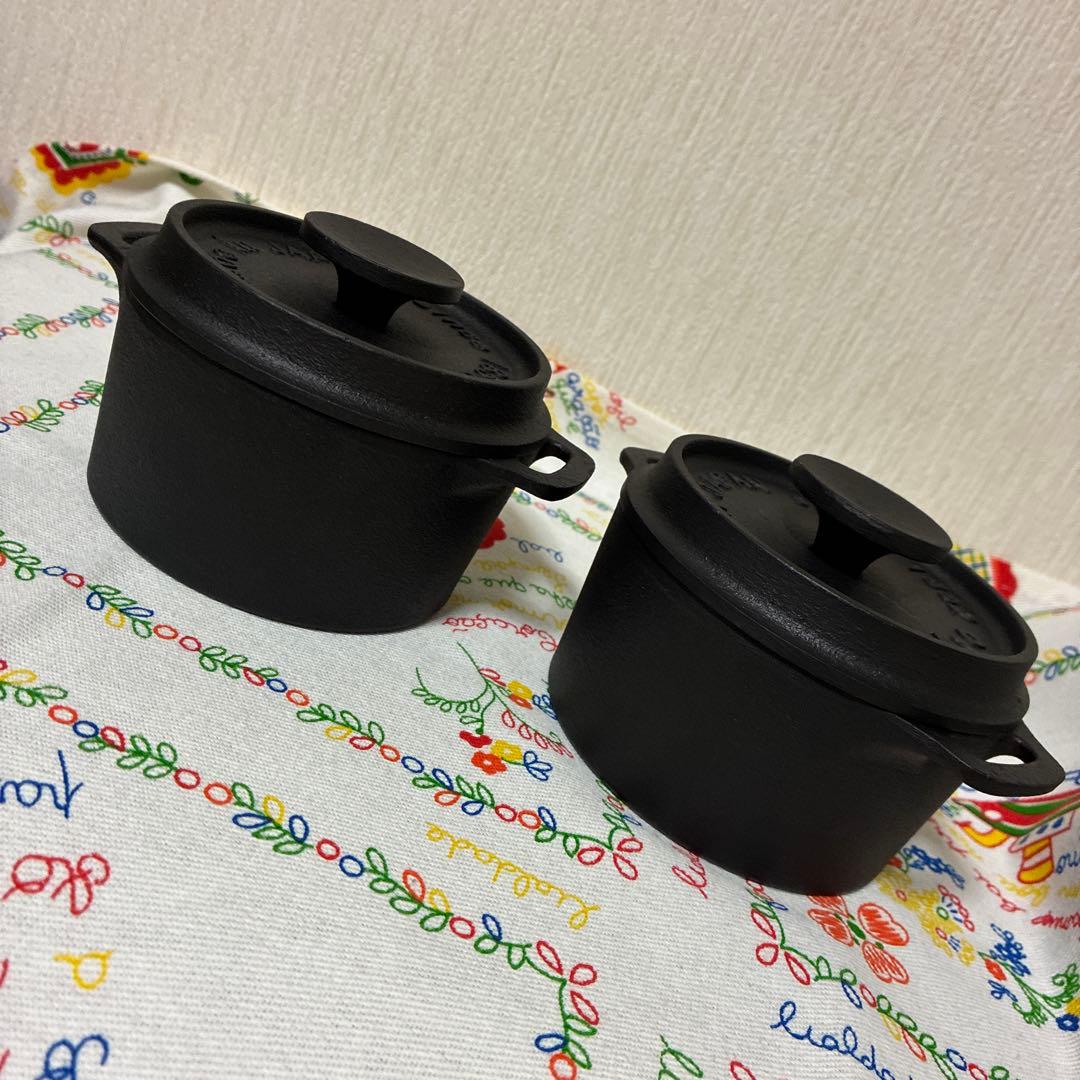 OIGEN　及源　ココット　2個　キャセロール　鋳物　南部鉄器