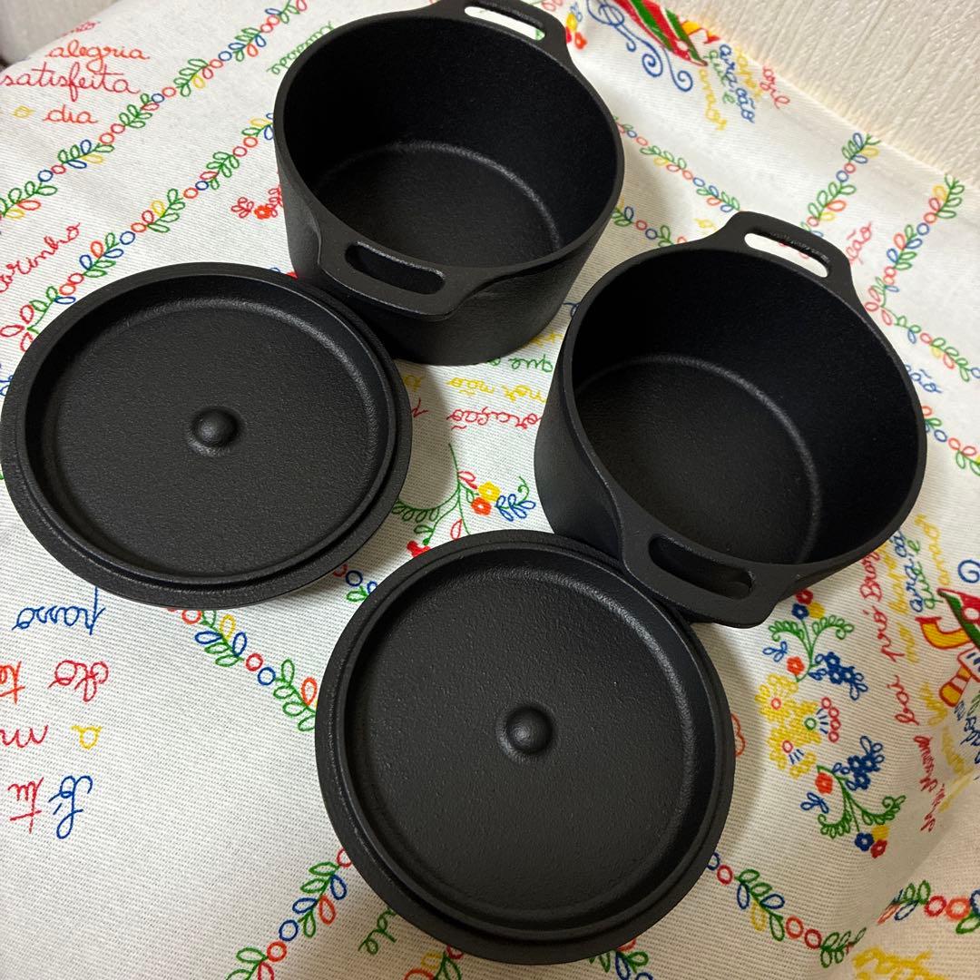 OIGEN　及源　ココット　2個　キャセロール　鋳物　南部鉄器