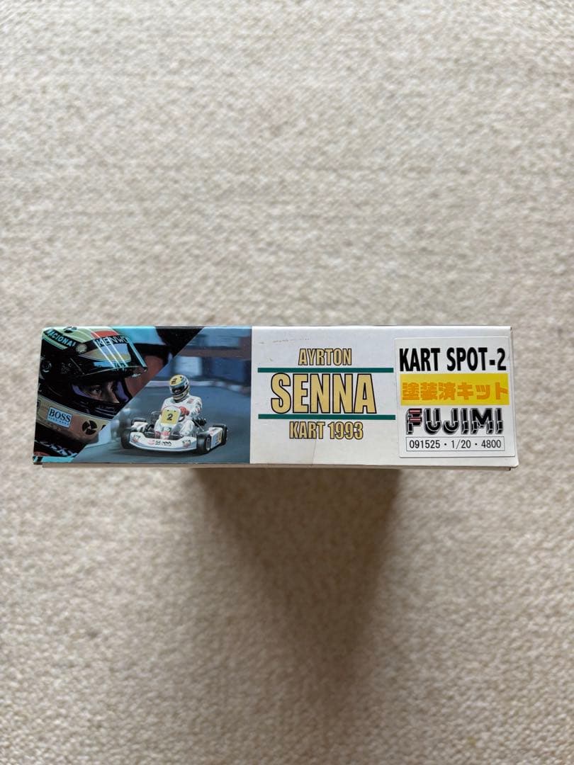 アイルトン・セナ KART 1993 プラモデル　塗装済