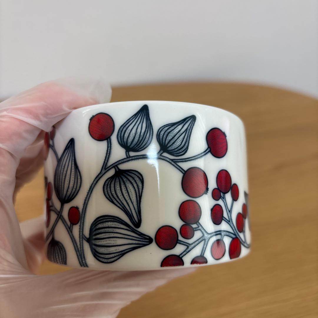 ARABIA アラビア Runo ルノ フロストベリー 蓋付きジャー