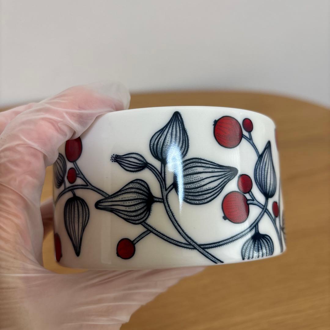 ARABIA アラビア Runo ルノ フロストベリー 蓋付きジャー