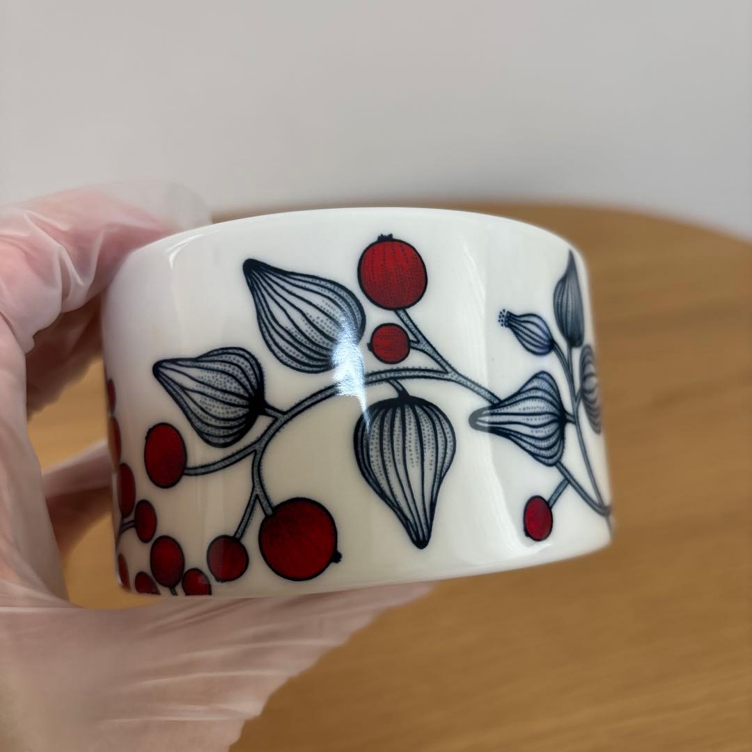 ARABIA アラビア Runo ルノ フロストベリー 蓋付きジャー