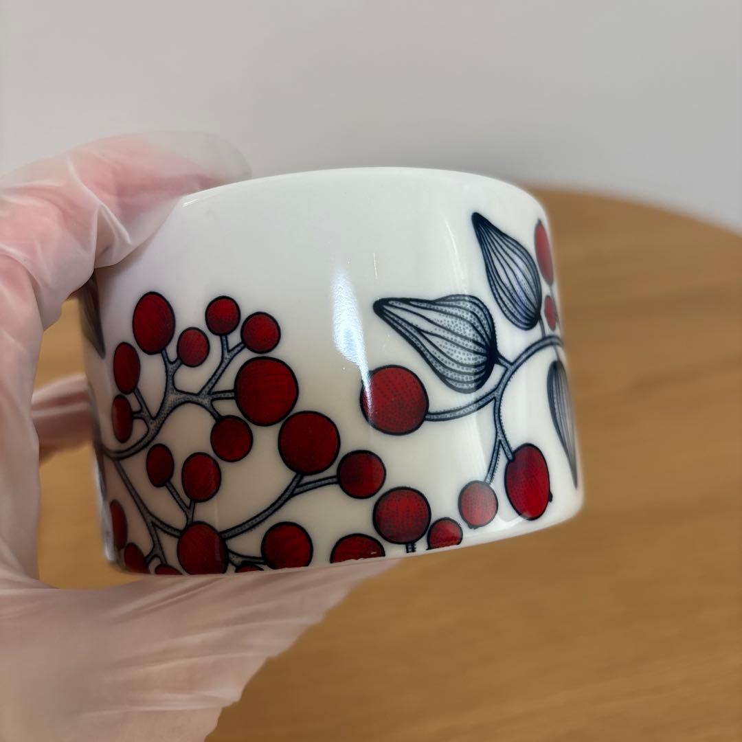 ARABIA アラビア Runo ルノ フロストベリー 蓋付きジャー