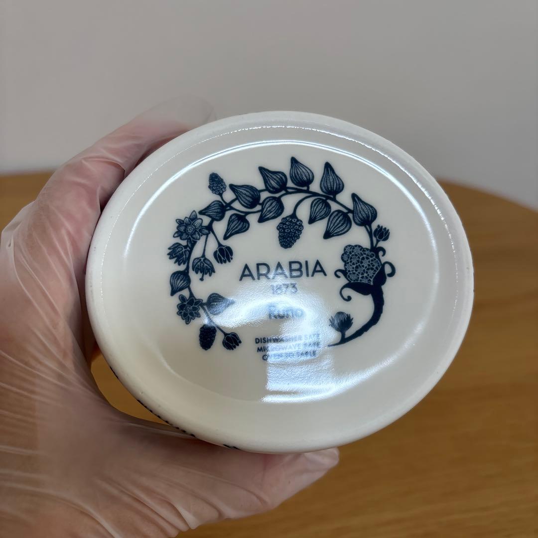 ARABIA アラビア Runo ルノ フロストベリー 蓋付きジャー