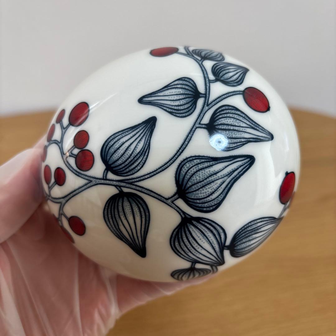 ARABIA アラビア Runo ルノ フロストベリー 蓋付きジャー