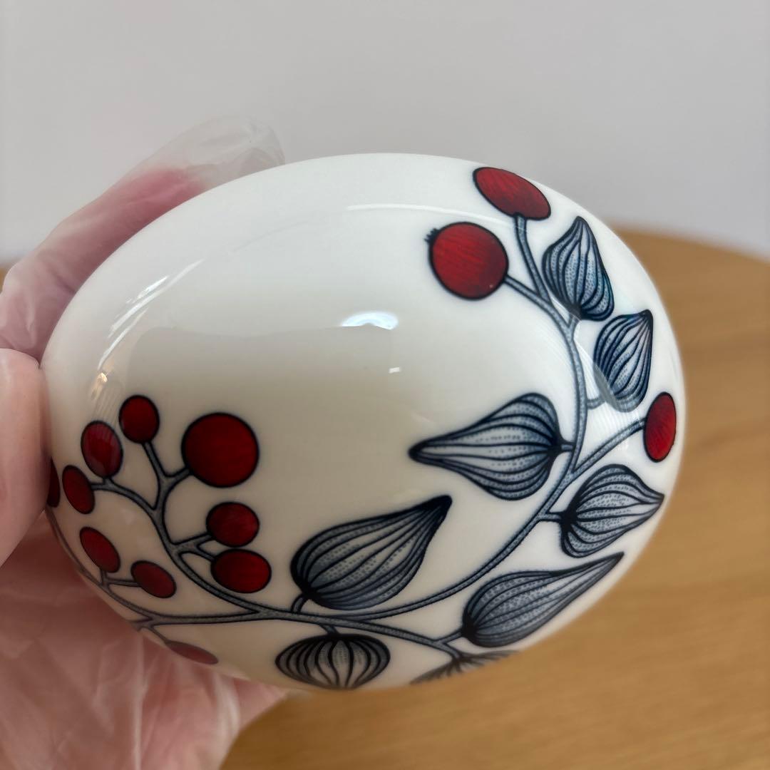 ARABIA アラビア Runo ルノ フロストベリー 蓋付きジャー