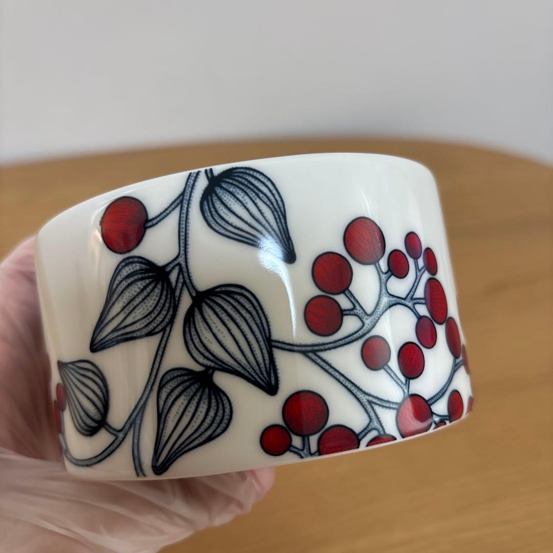 ARABIA アラビア Runo ルノ フロストベリー 蓋付きジャー