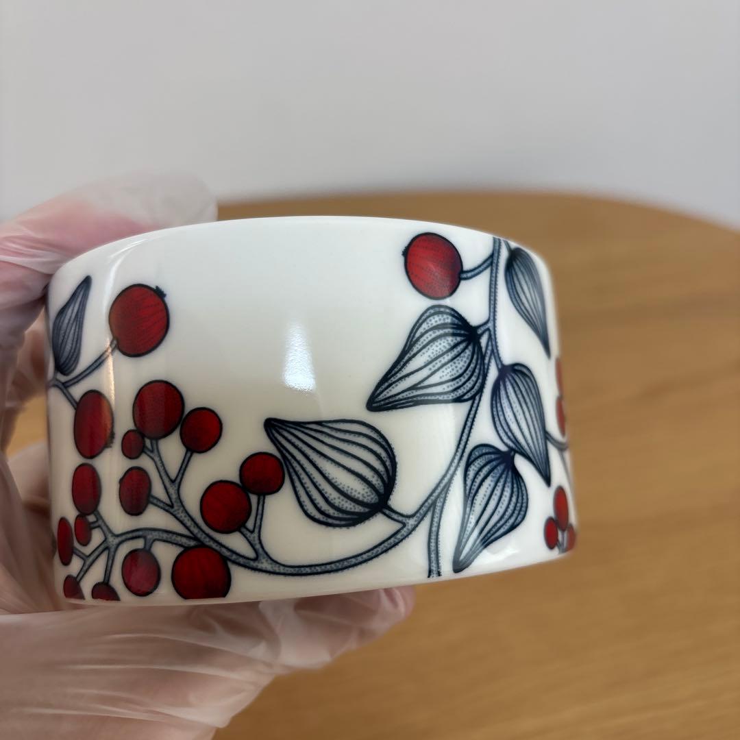 ARABIA アラビア Runo ルノ フロストベリー 蓋付きジャー