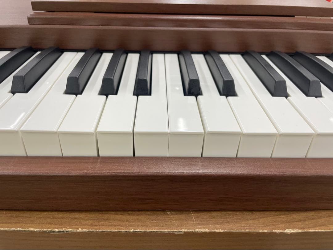 スタンド付き　電子ピアノ88鍵盤　給電タイプ　木目調ボディ　マホガニー