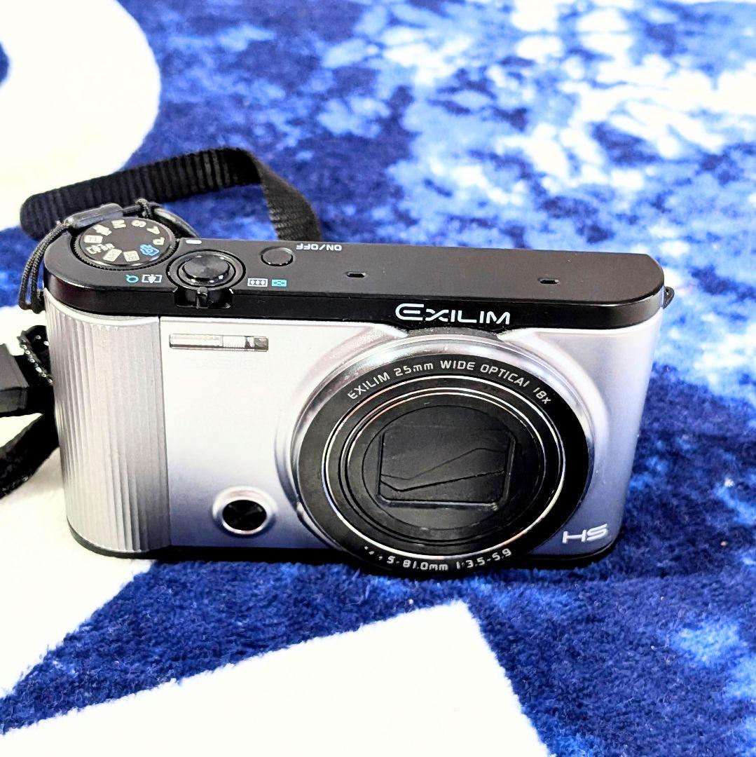 美品CASIO EXILIM EX-ZR1600 シルバー コンパクトデジカメ