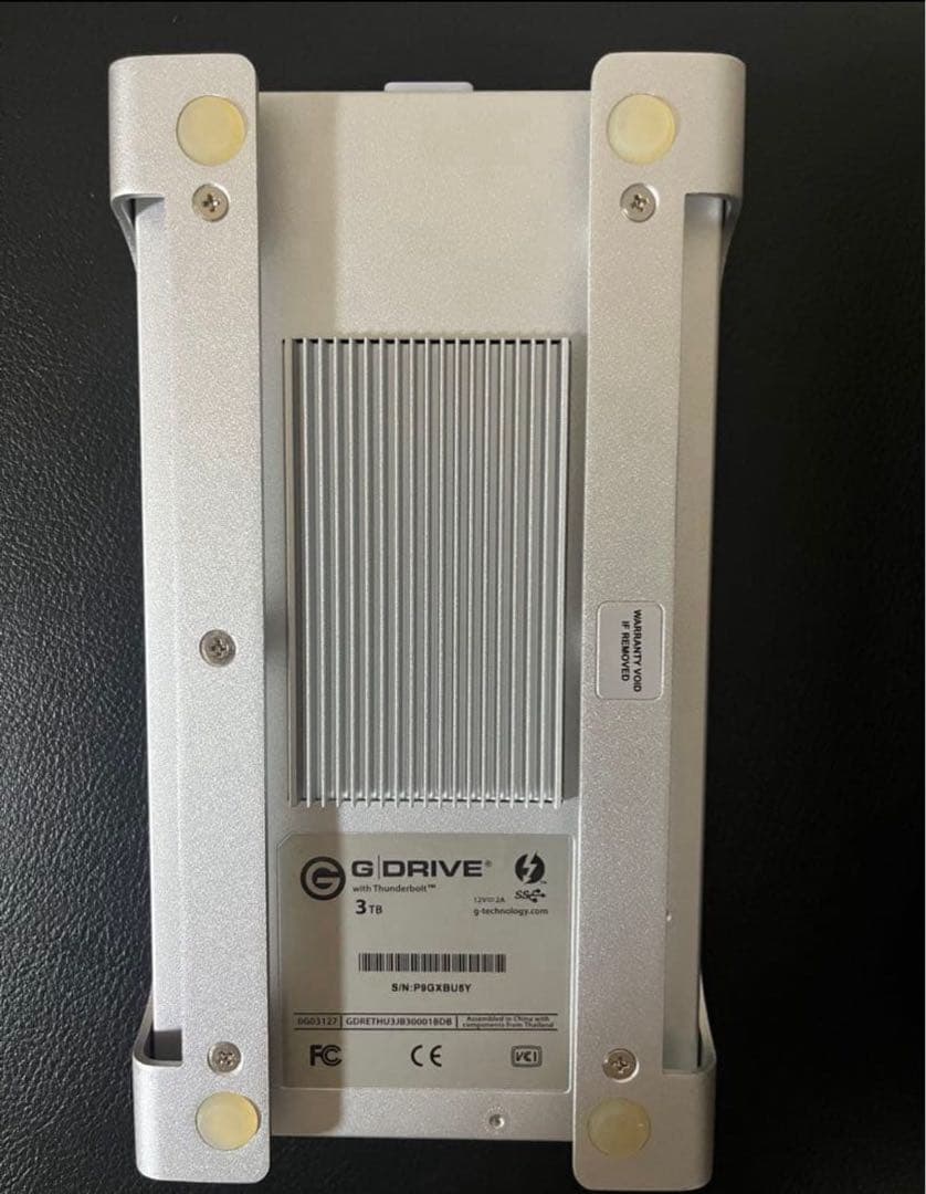 G-Technology G-DRIVE 3TB 外付けHDD ⑥
