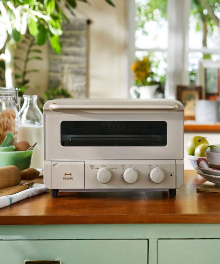 スチーム&ベイク トースター グレージュ