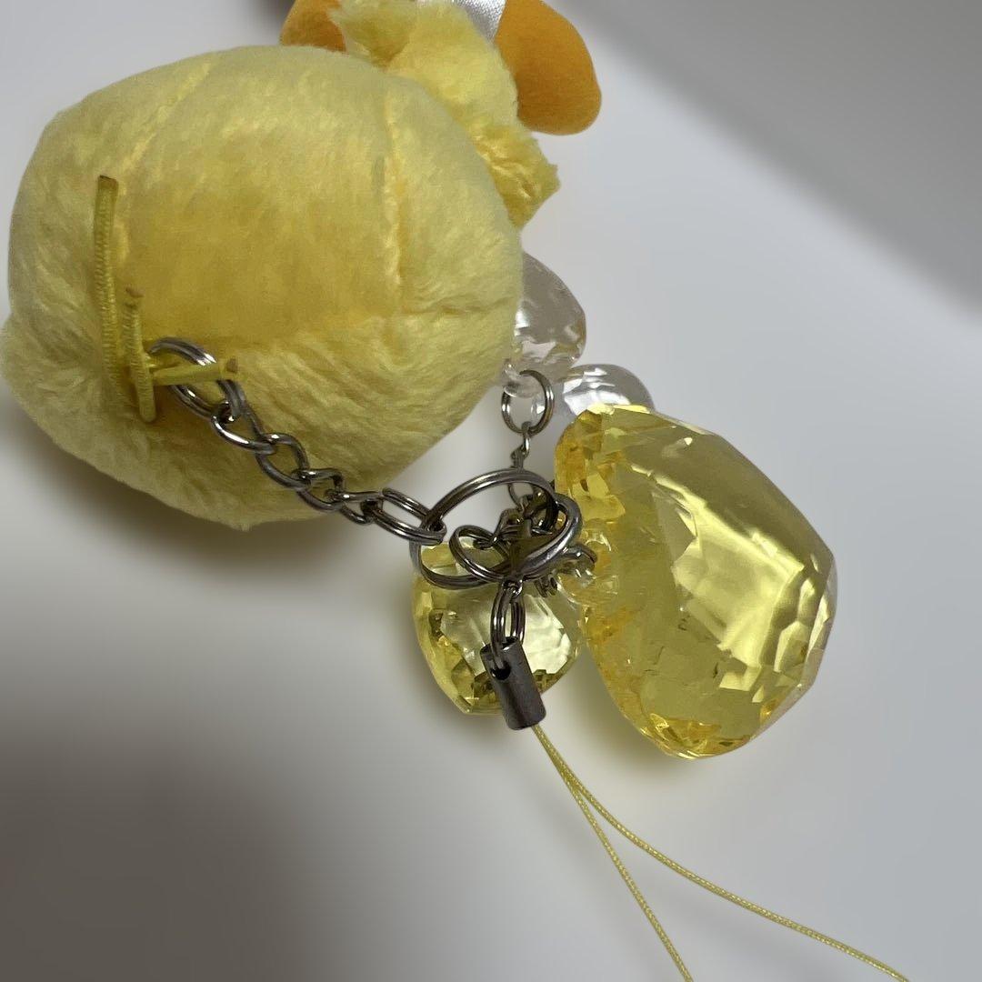 トゥイーティー　キラキラチャーム付きストラップ　ぬいぐるみ　マスコット