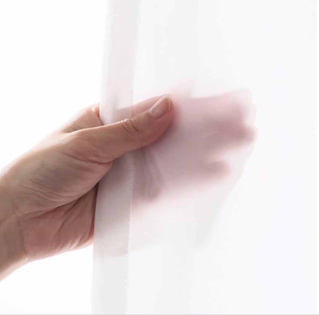 【新品】ニトリ　レースカーテン エコナチュレ　幅150✖️丈198✖️２枚組