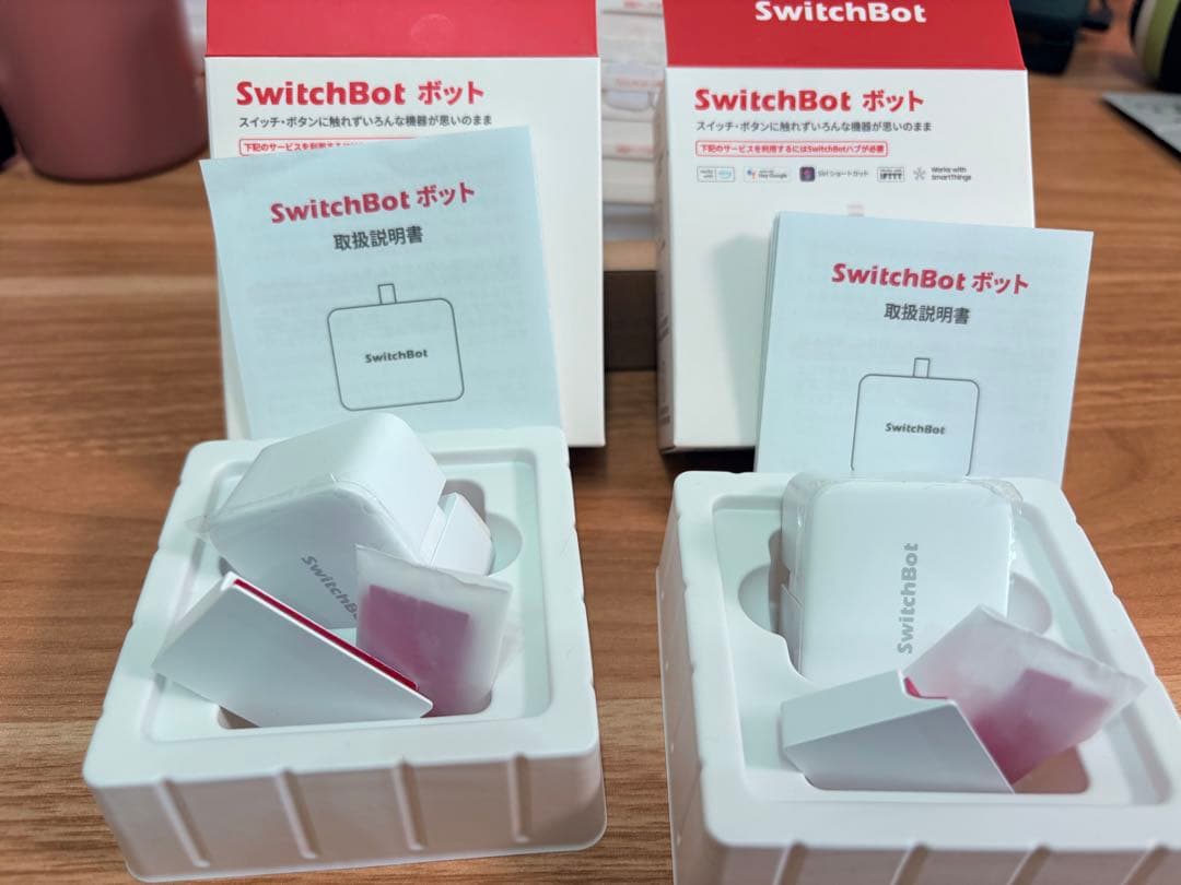 SwitchBot スイッチボット スイッチ ボタンに適用 ホワイト 2個入り
