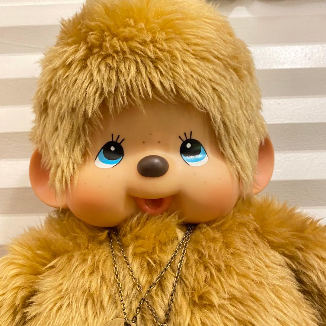 希少　モンチッチ ぬいぐるみ30周年 記念 Lゴールドanniversary