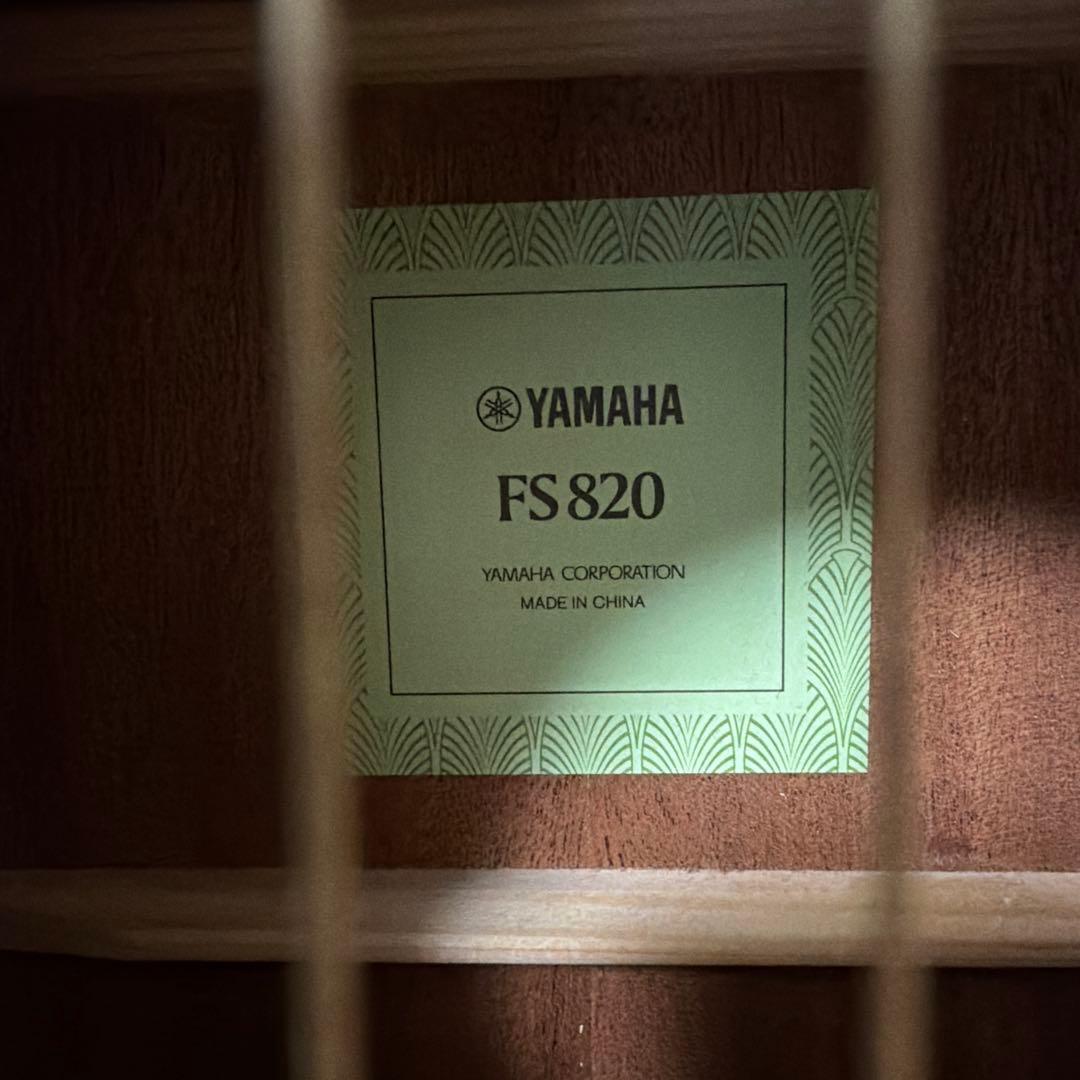 Yamaha FS 820 アコースティックギター ブラック