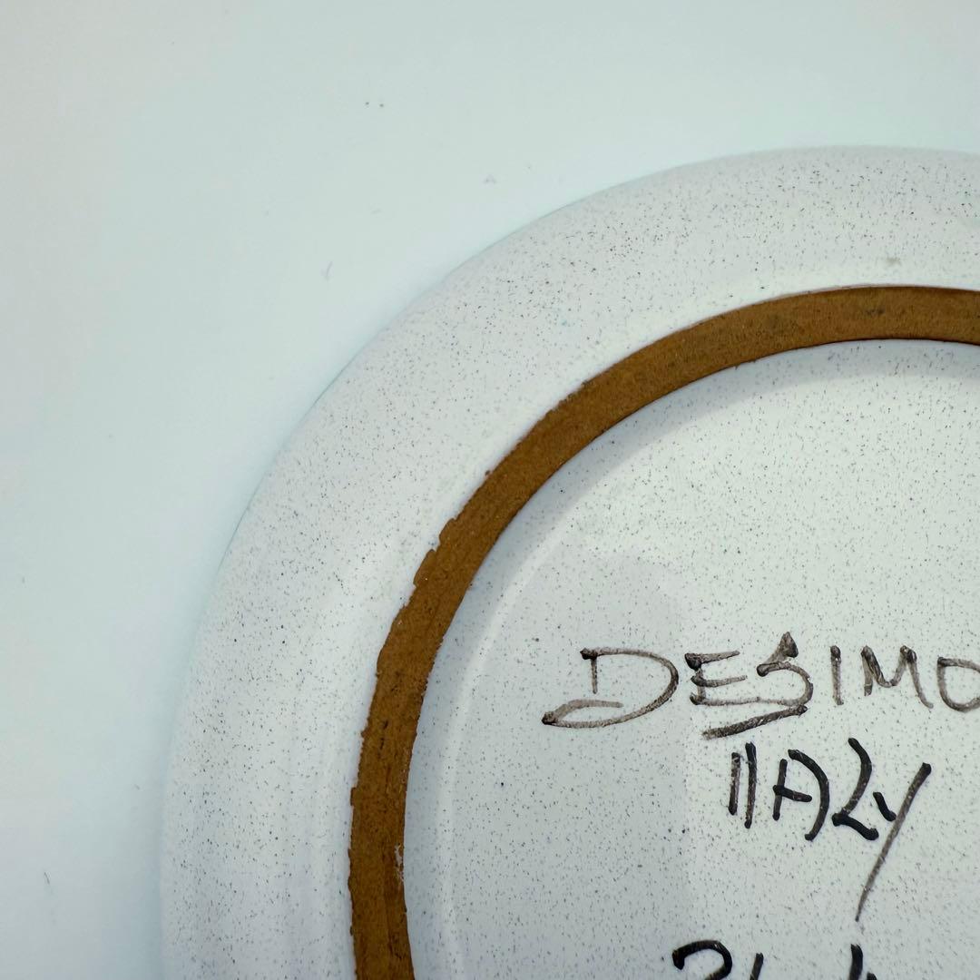 イタリア　DESIMONE デシモーネ 陶器 絵皿