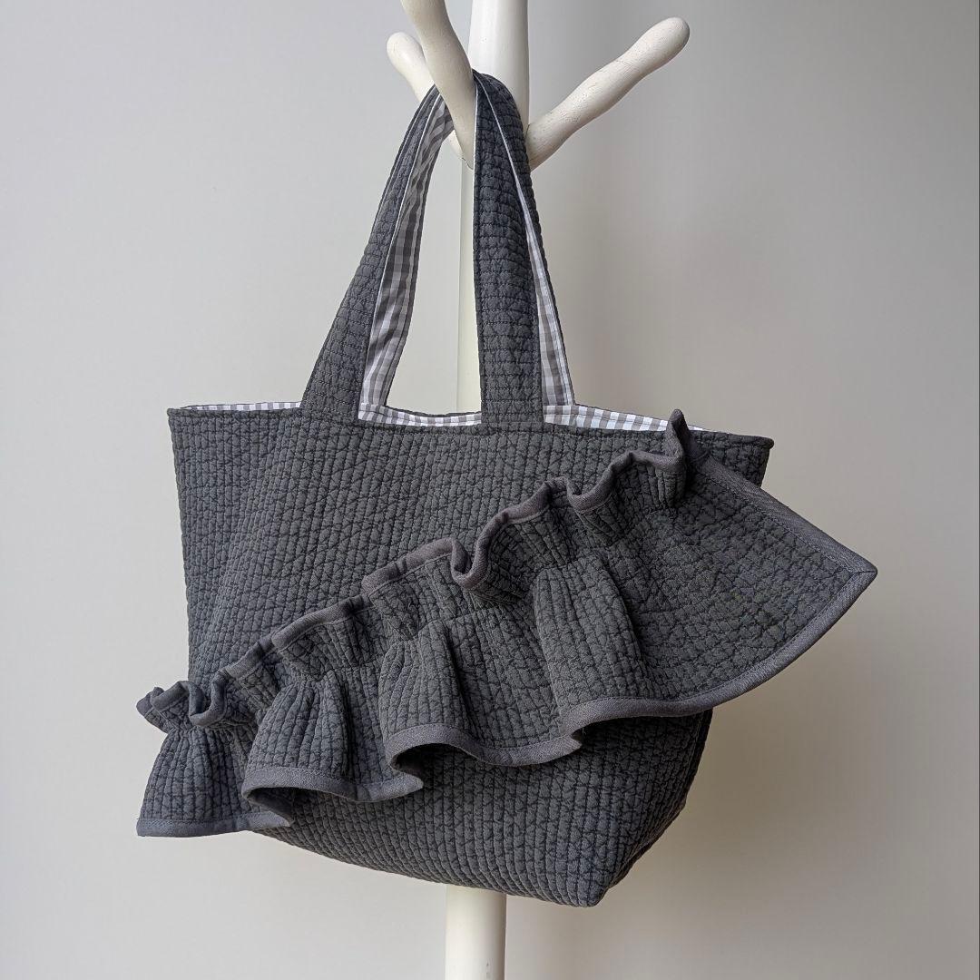 あやのすけ様確認用 ヌビバッグ A4 フリル ヌビトートバッグ マザーズバッグ