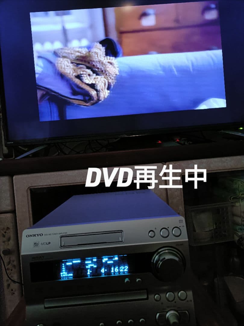 ONKYO FR-UN7 DVD/CD/MD/FM/AM 整備済完動品 リモコン