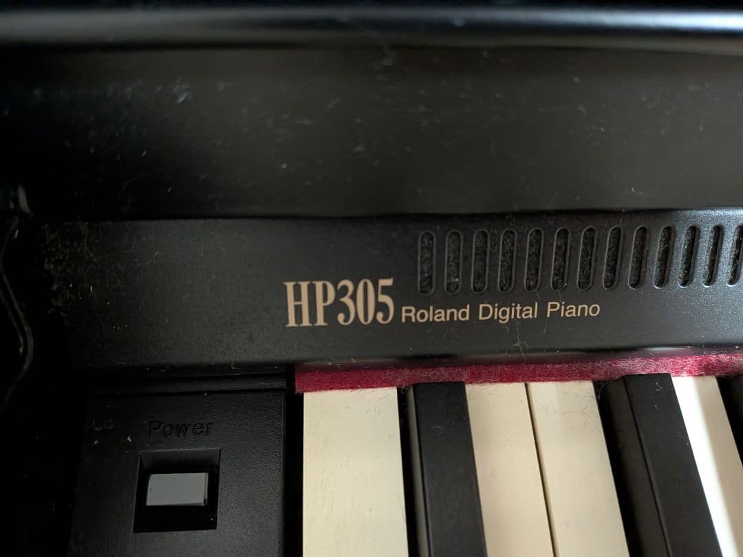 Roland HP305 デジタルピアノ ブラック 椅子付き