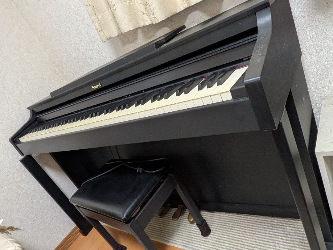 Roland HP305 デジタルピアノ ブラック 椅子付き