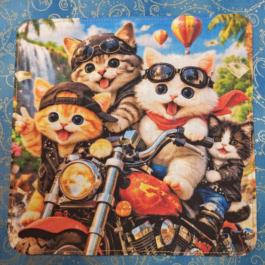 マーブル☆　ハンカチ　ワンにゃんこ柄12/28　19枚