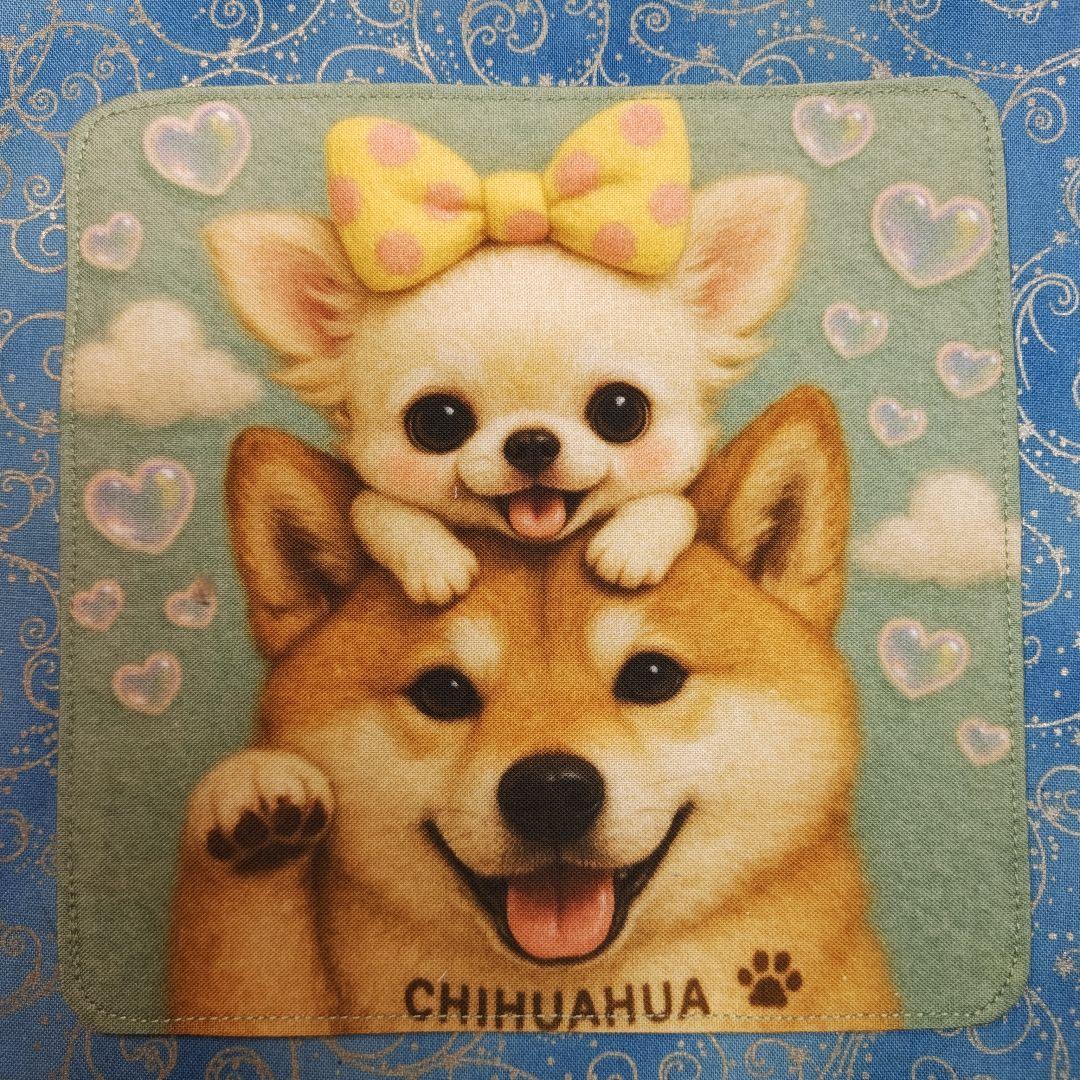 マーブル☆　ハンカチ　ワンにゃんこ柄12/28　19枚