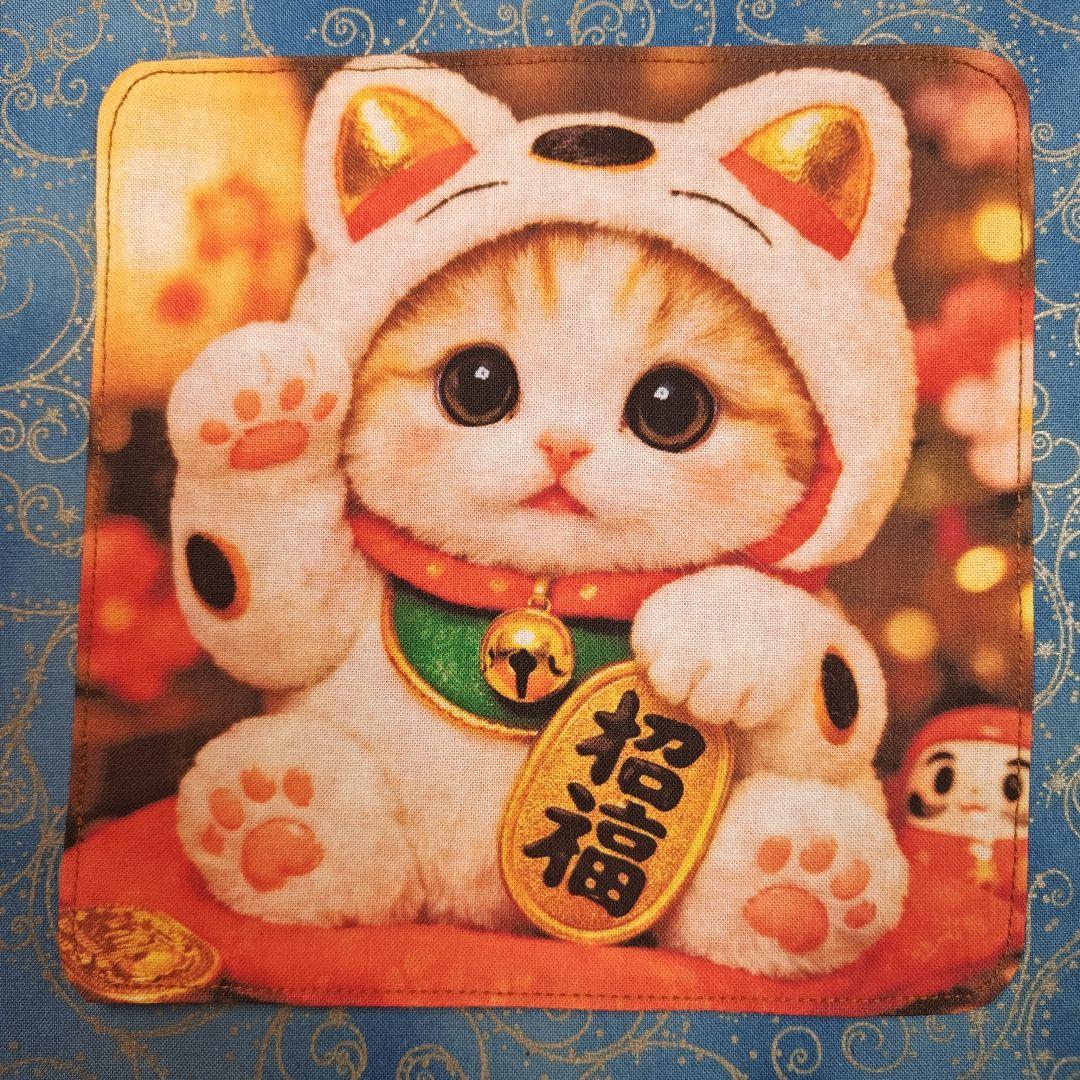 マーブル☆　ハンカチ　ワンにゃんこ柄12/28　19枚