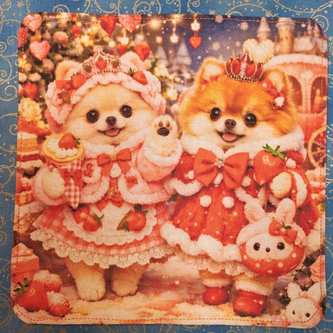 マーブル☆　ハンカチ　ワンにゃんこ柄12/28　19枚