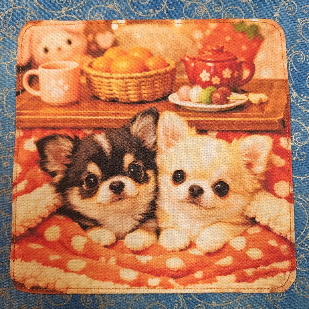 マーブル☆　ハンカチ　ワンにゃんこ柄12/28　19枚