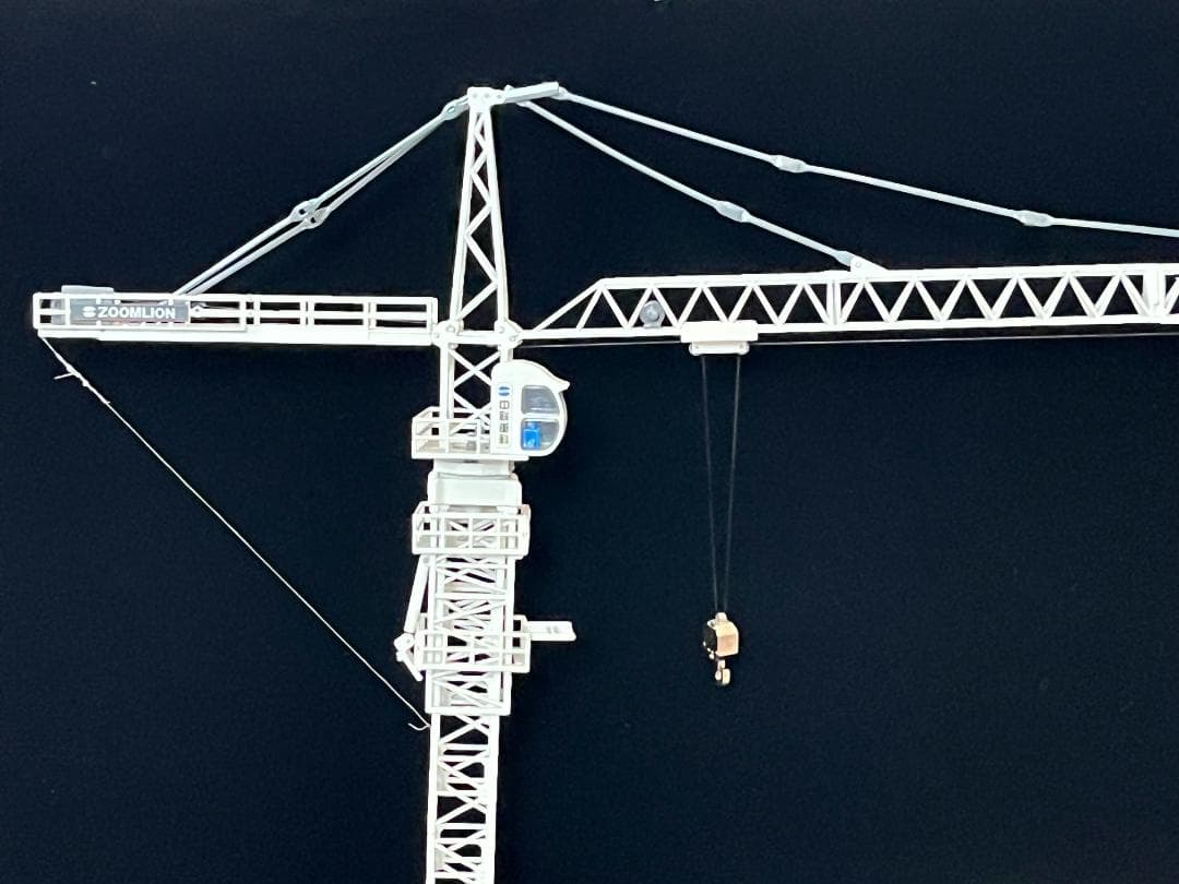 ZOOMLION 1/72 中連重科 Tower Crane タワークレーン箱付