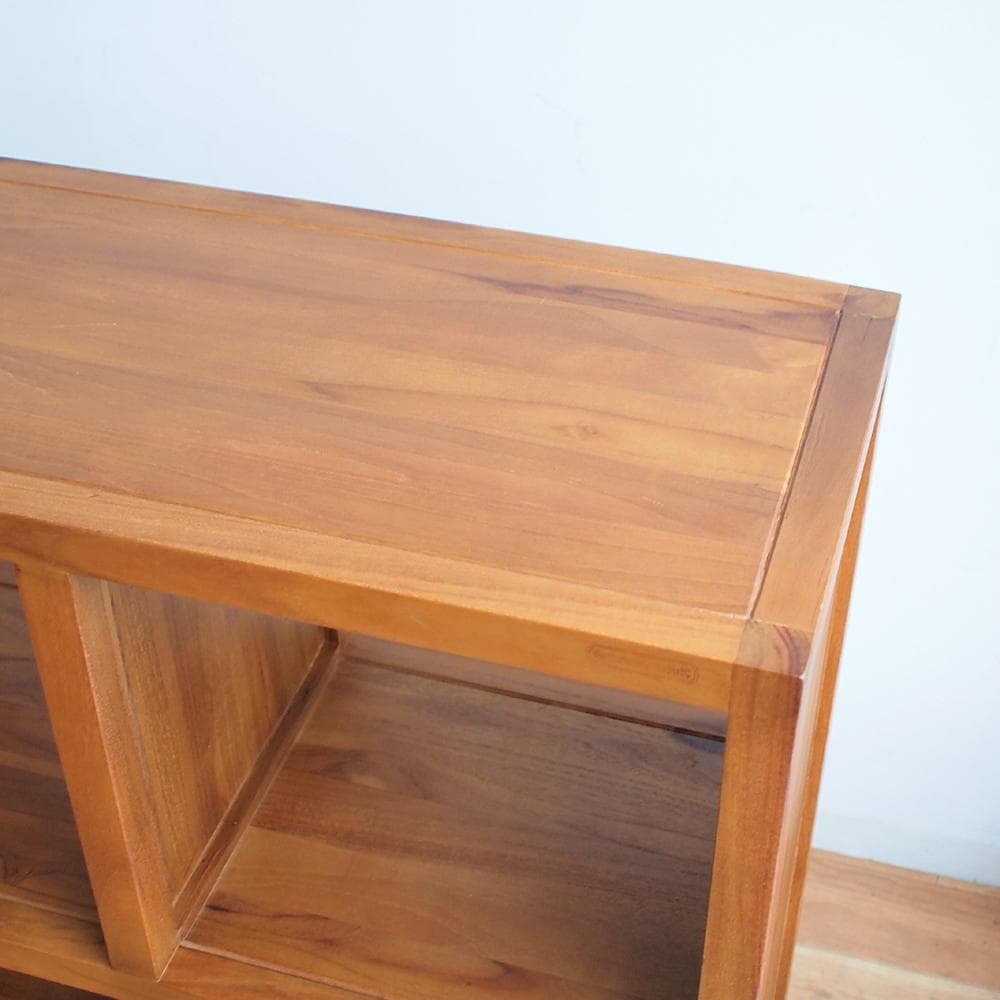 スキャンティーク/SCANTEAK ステラン チーク材 3×2 シェルフ ラック