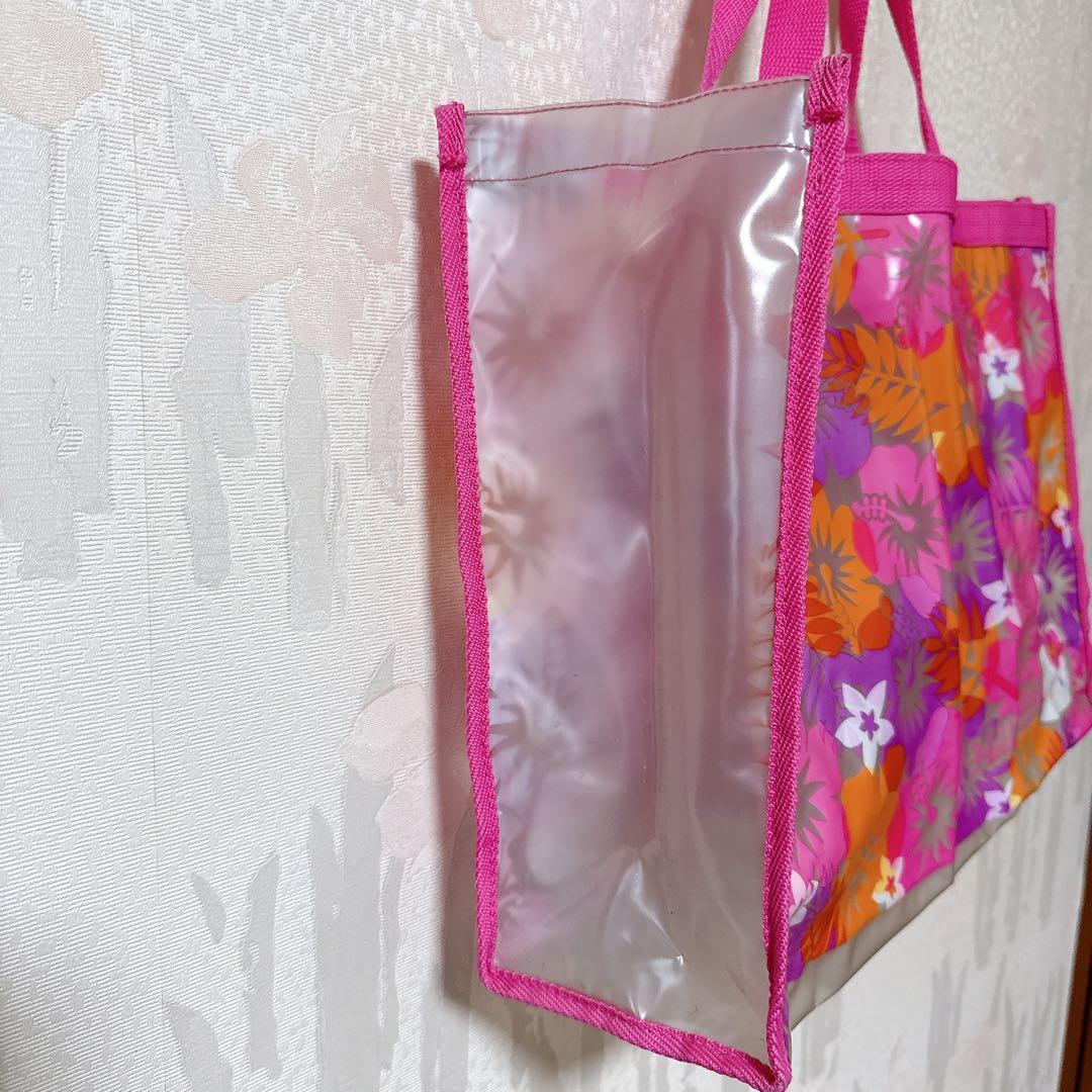 ☆レア☆ハローキティ ビニールバッグ ハイビスカス 平成レトロ ギャル 2006