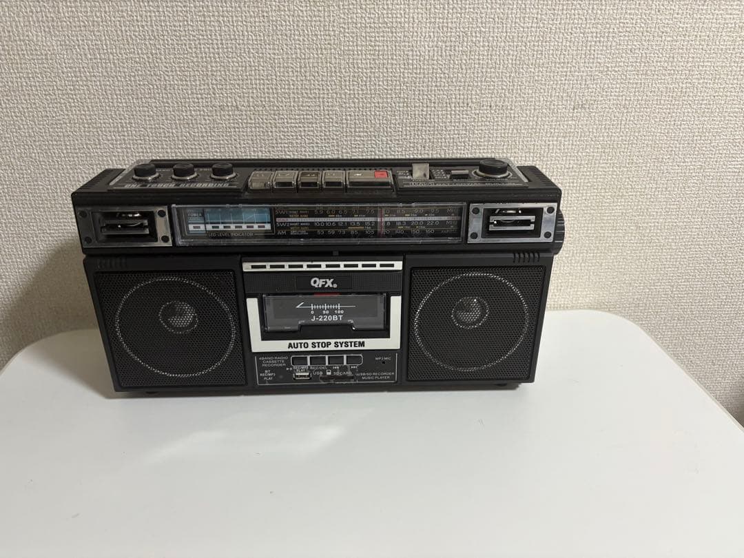 【交渉可】qfx j 220bt ラジカセ型Bluetoothスピーカー