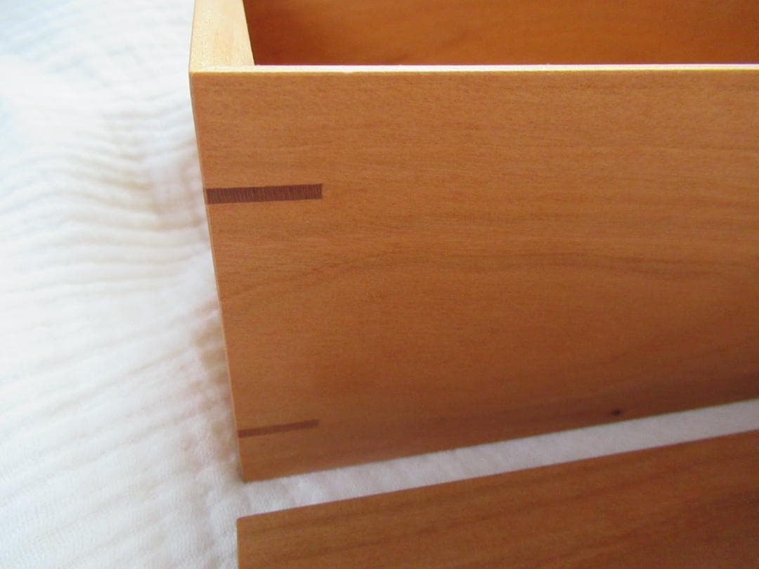 無垢オイル仕上げ 真鍮 ティッシュボックス ティッシュケース 国産 山桜 木製