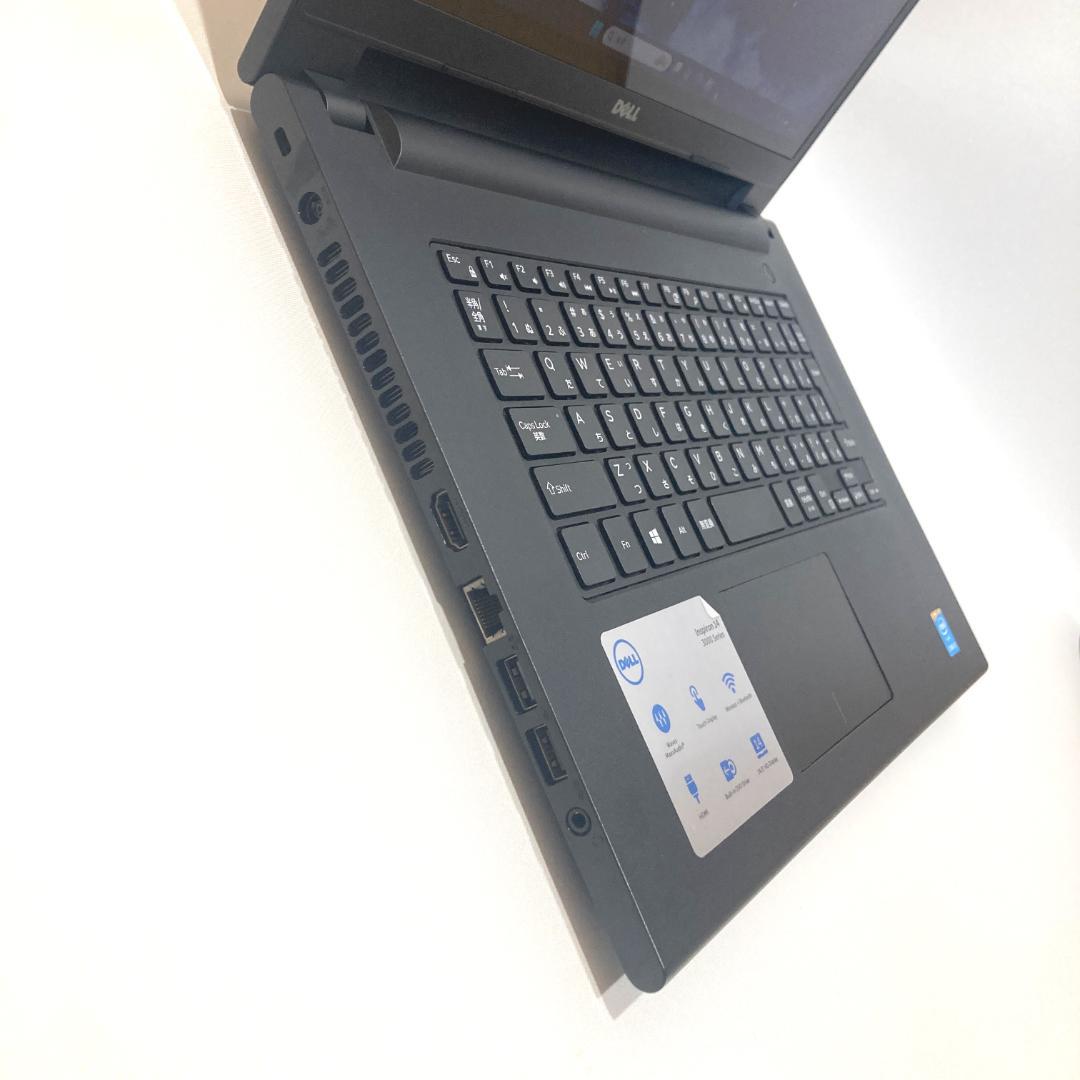 美品✨カメラ・オフィス・タッチパネル✨黒✨すぐ使えるノートパソコン◇T518-3