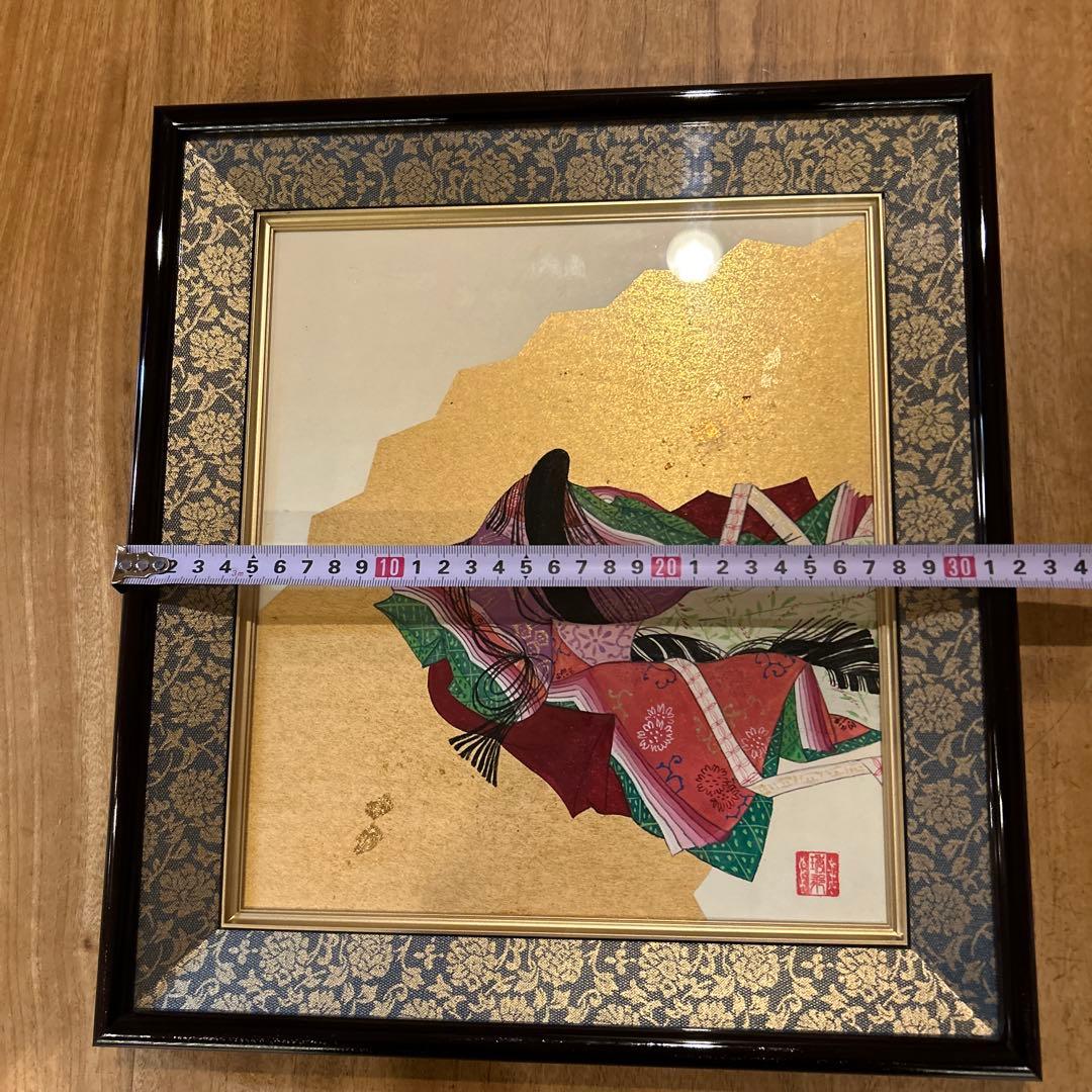 金箔使用 日本画 小野小町