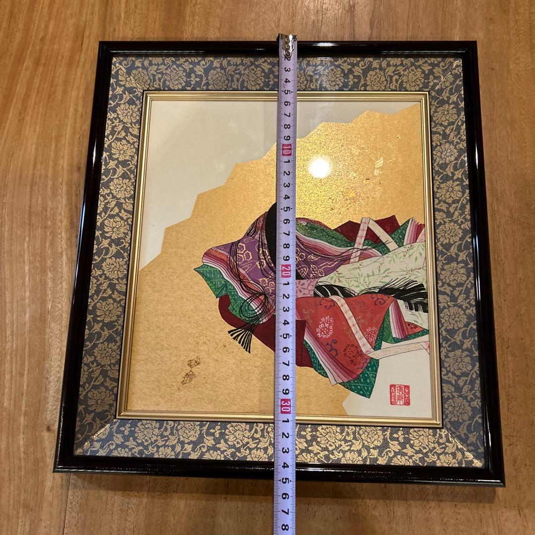 金箔使用 日本画 小野小町