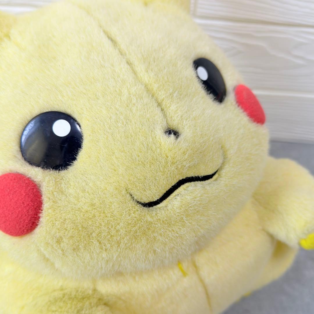 【希少】TOMY トミー ピカチュウ 初期 ぬいぐるみ 赤タグ 約38cm