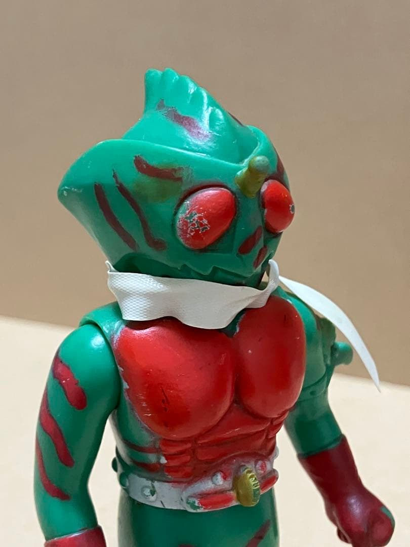 仮面ライダーアマゾン　当時物　ポピー　ソフビ　ミニソフビ