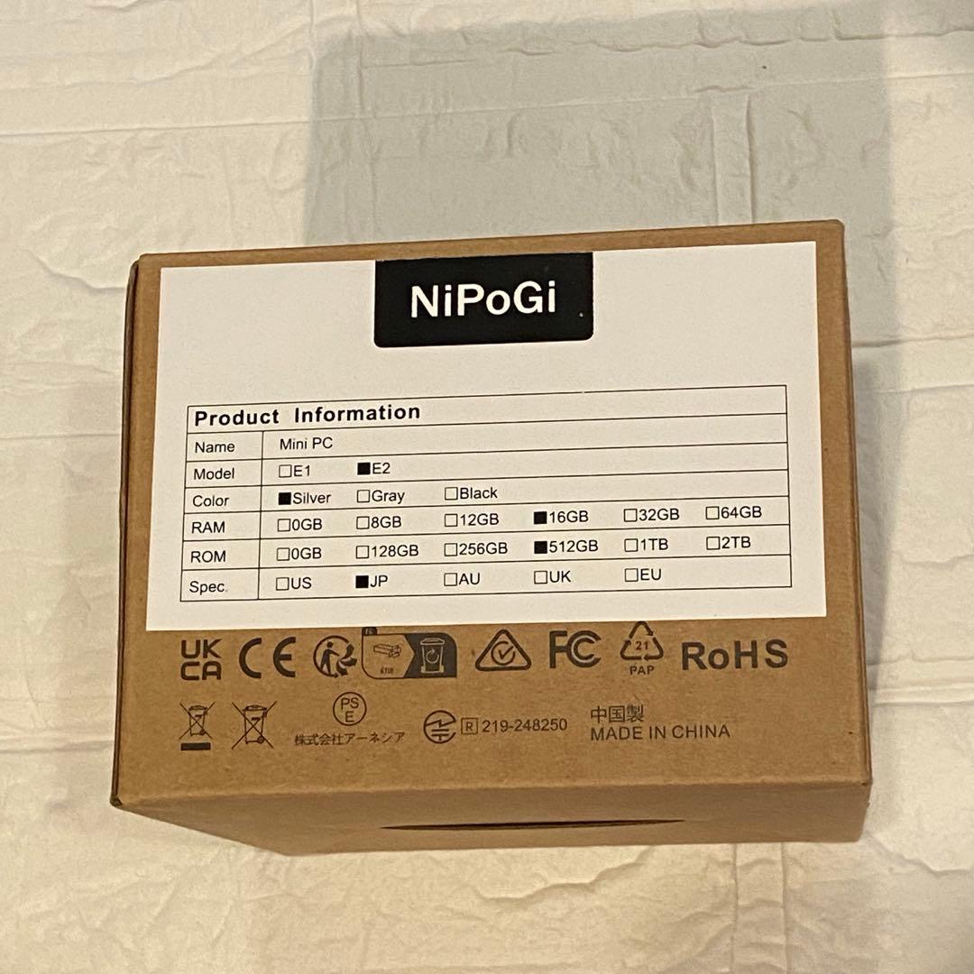 ミニpc n97 mini pc 16GBRAM 512GBSSD 4コア