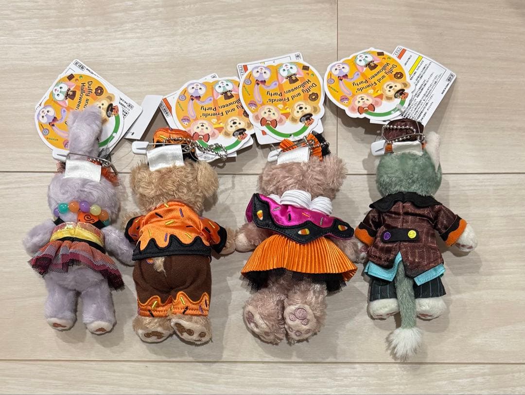 ハロウィン 2017 ダッフィー&シェリーメイぬいぐるみバッジ